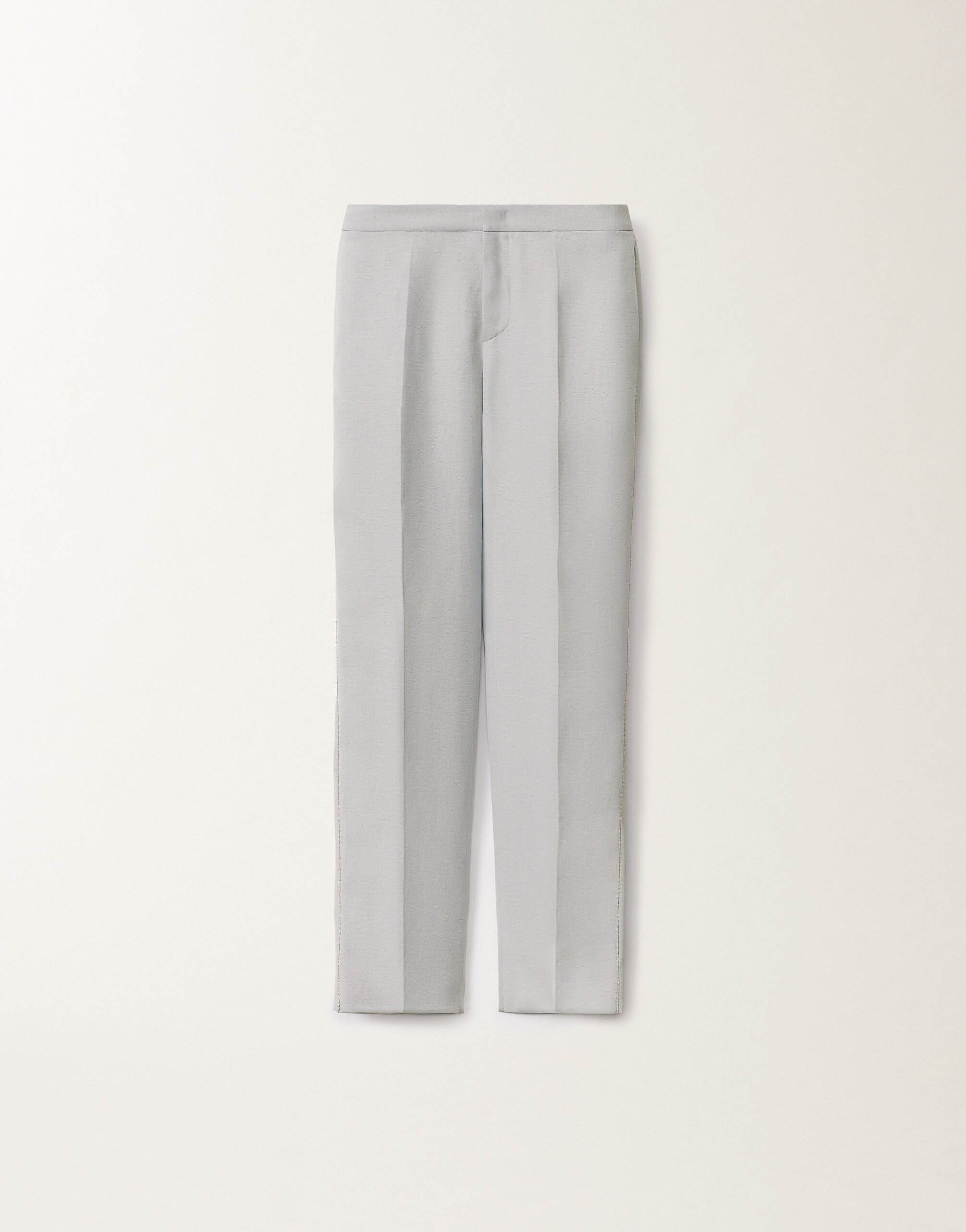 Fabiana Filippi Montefalco linen and viscose trousers, mauve LAVENDER PAD275F326L3100000