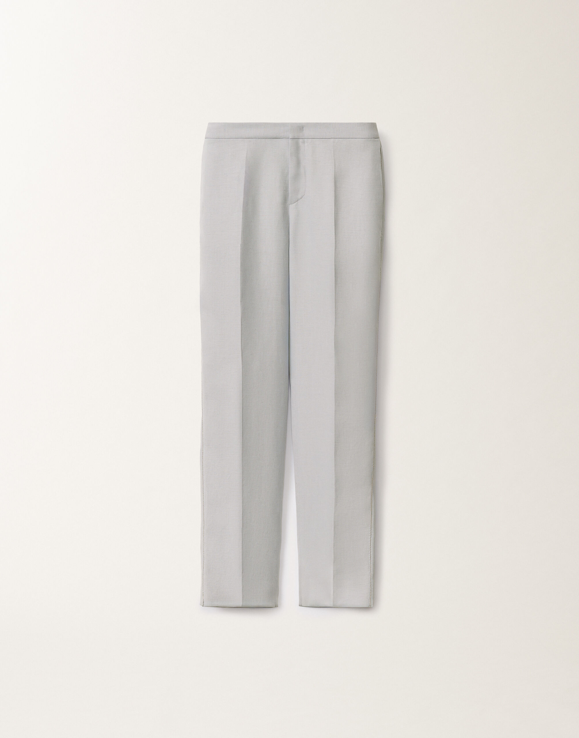 Fabiana Filippi Montefalco linen and viscose trousers, mauve LAVENDER PAD275F326L3100000