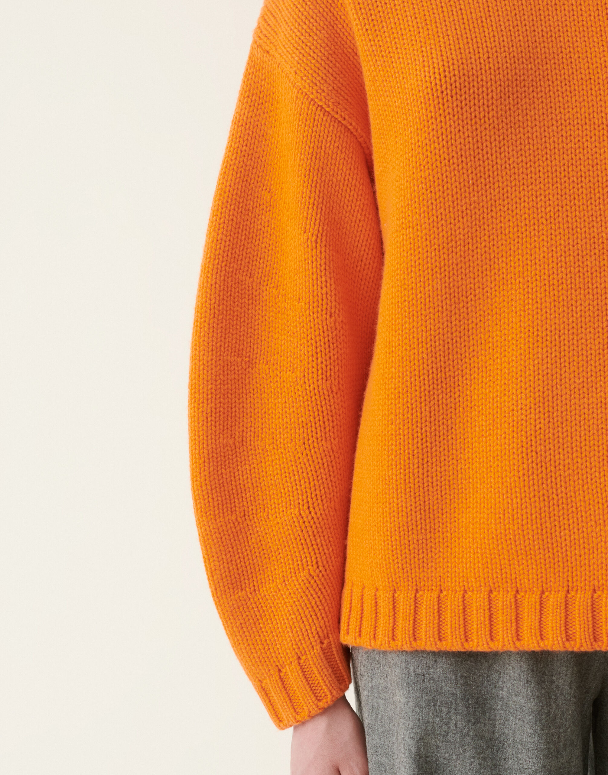 Platinum-Pullover mit Rundhalsausschnitt, Vitaminorange Fabiana Filippi Platinum-Pullover mit Rundhalsausschnitt, Vitaminorange Vitaminorange MAD226F016N1280000