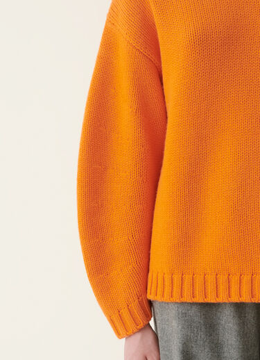 Platinum-Pullover mit Rundhalsausschnitt, Vitaminorange Fabiana Filippi Platinum-Pullover mit Rundhalsausschnitt, Vitaminorange Vitaminorange MAD226F016N1280000