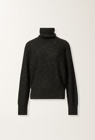 Fabiana Filippi Wool and silk sweater with sequins, slate Grey MAD225F528D2960000