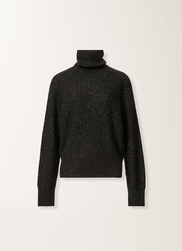 Fabiana Filippi Wool and silk sweater with sequins, slate Grey MAD225F528D2960000