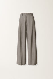 Fabiana Filippi Pants in lightweight stretch wool, rock mélange Gray PAD266F367L7630000