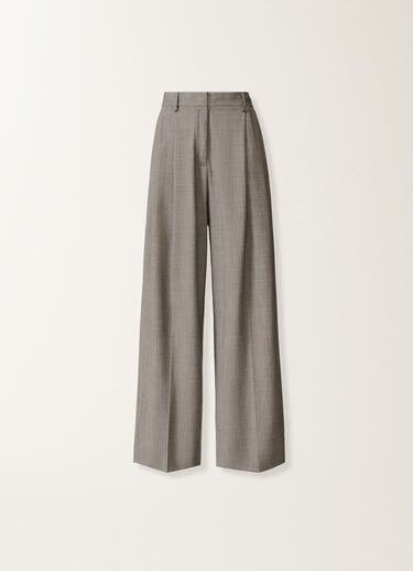 Fabiana Filippi Pants in lightweight stretch wool, rock mélange Gray PAD266F367L7630000