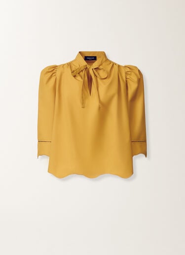 Top de popelina, mostaza Fabiana Filippi Top de popelina, mostaza MOSTAZA TPD276F740M1270000