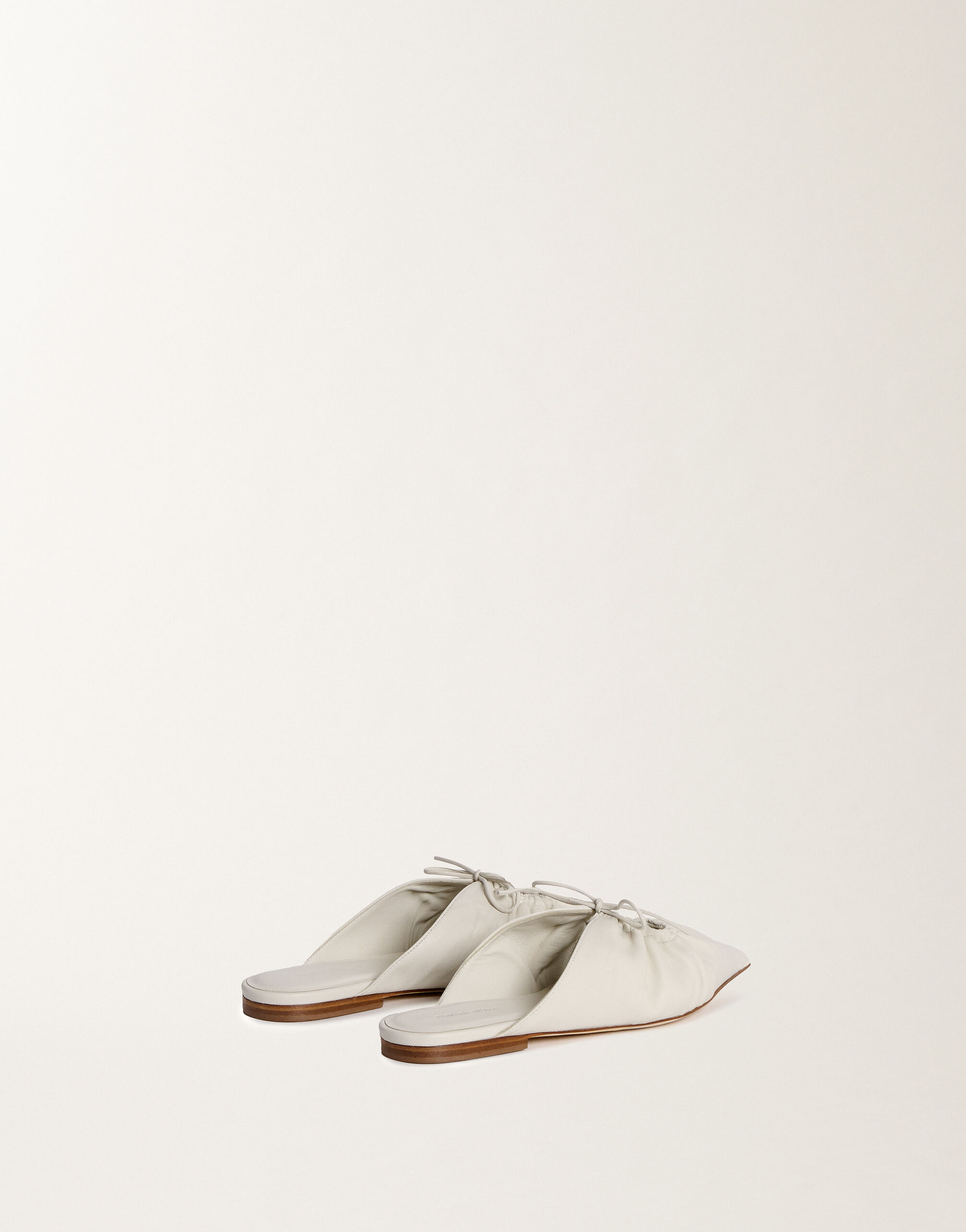 Fabiana Filippi Nappa leather pointed mules, butter BUTTER ASD275A133L2590000