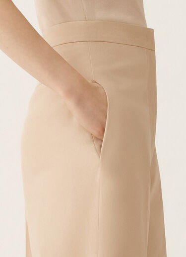 Fabiana Filippi Cotton gabardine trousers, sand SAND PAD275F772L1910000
