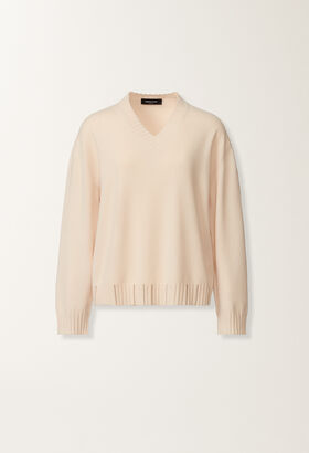 Fabiana Filippi Platinum sweater, cream PINK MAD215F015L5170000