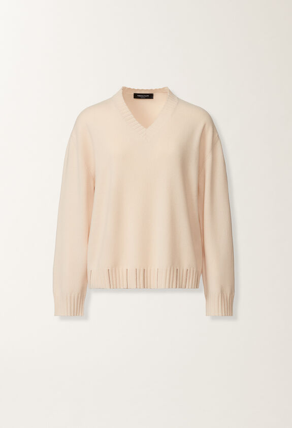 Fabiana Filippi Platinum sweater, cream PINK MAD215F015L5170000