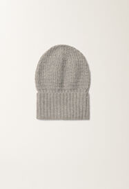 Fabiana Filippi Wool and silk hat with sequins, rock Grey SAD225A983L6170000