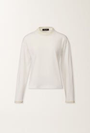 Fabiana Filippi Jersey top, optic white White JED225F861L6960000