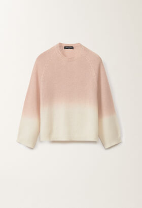 Fabiana Filippi Gradient platinum cape, blush GREY MAD265F097L2330000