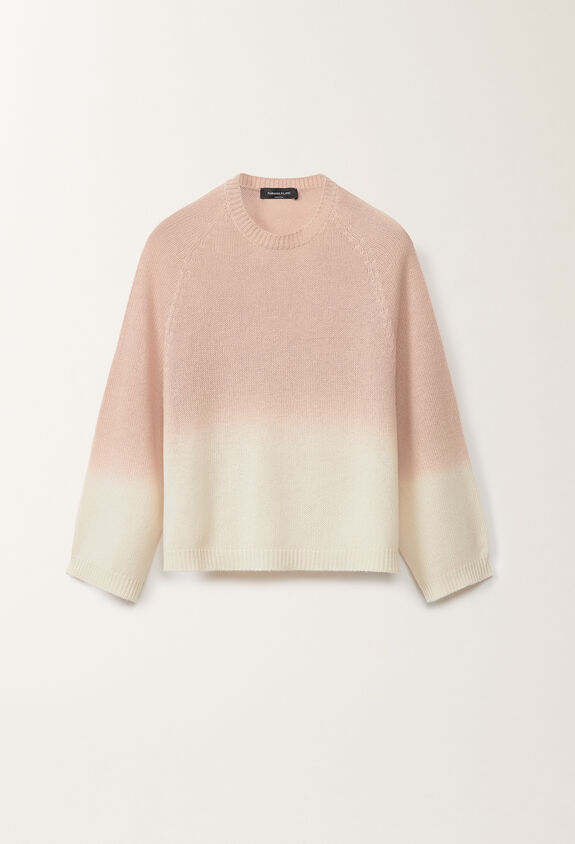 Fabiana Filippi Gradient platinum cape, blush PINK MAD265F102L1600000