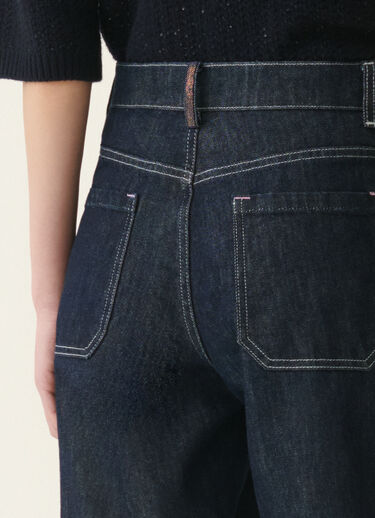 Fabiana Filippi Pantalon denim barrel, bleu adouci Bleu adouci PAD216F347M2770000