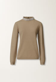 Fabiana Filippi Platinum sweater, olive GREEN MAD215F092L5170000