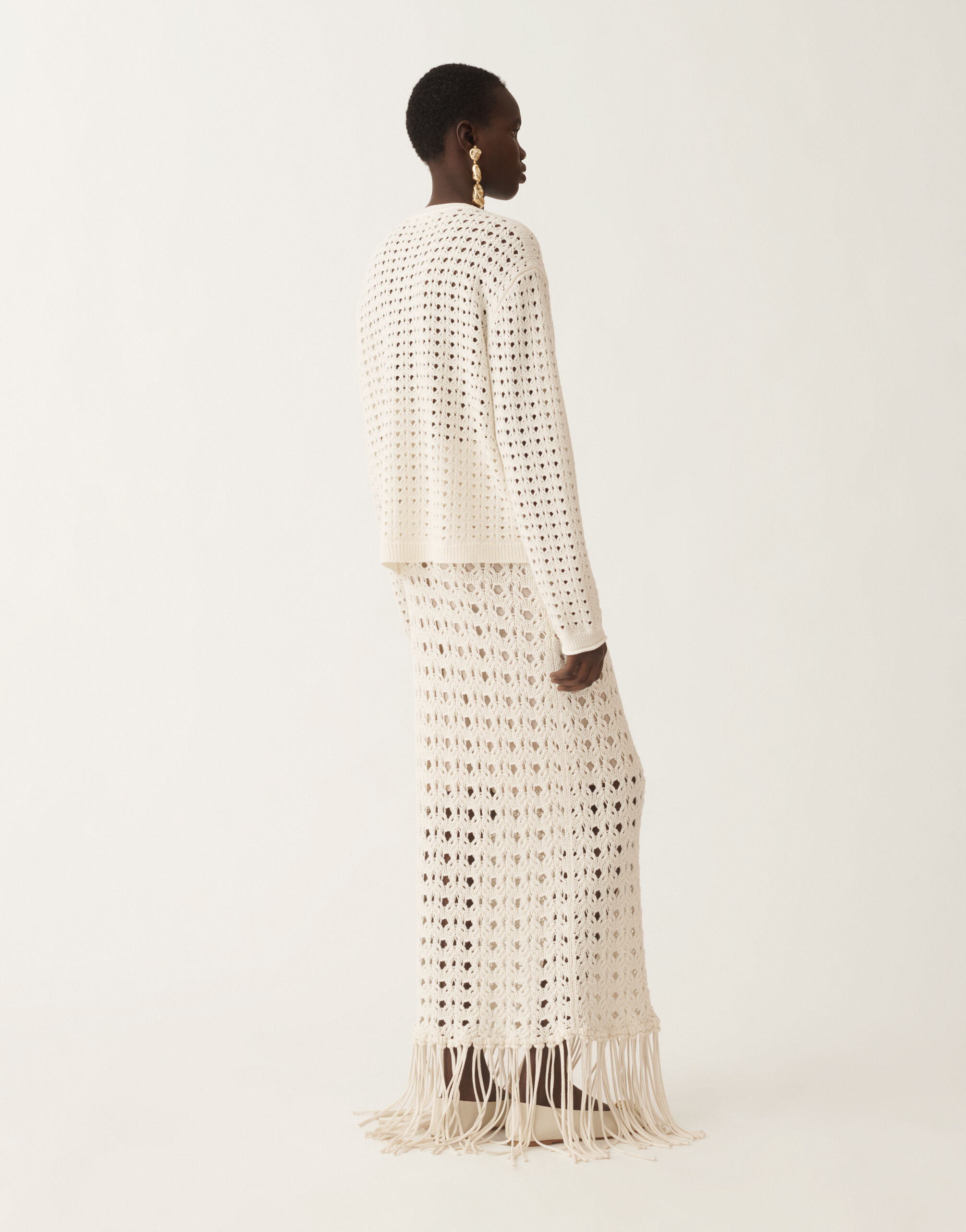 FABIANA FILIPPI 売れ筋商品|||ファビアナ フィリッピ ニット&セーター アウター レディース Sweaters White FABIANA FILIPPI 快適さとサステナビリティを追求した 最高級の