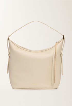 Fabiana Filippi Grained leather bag, vanilla BLACK BGD265A849L2560000