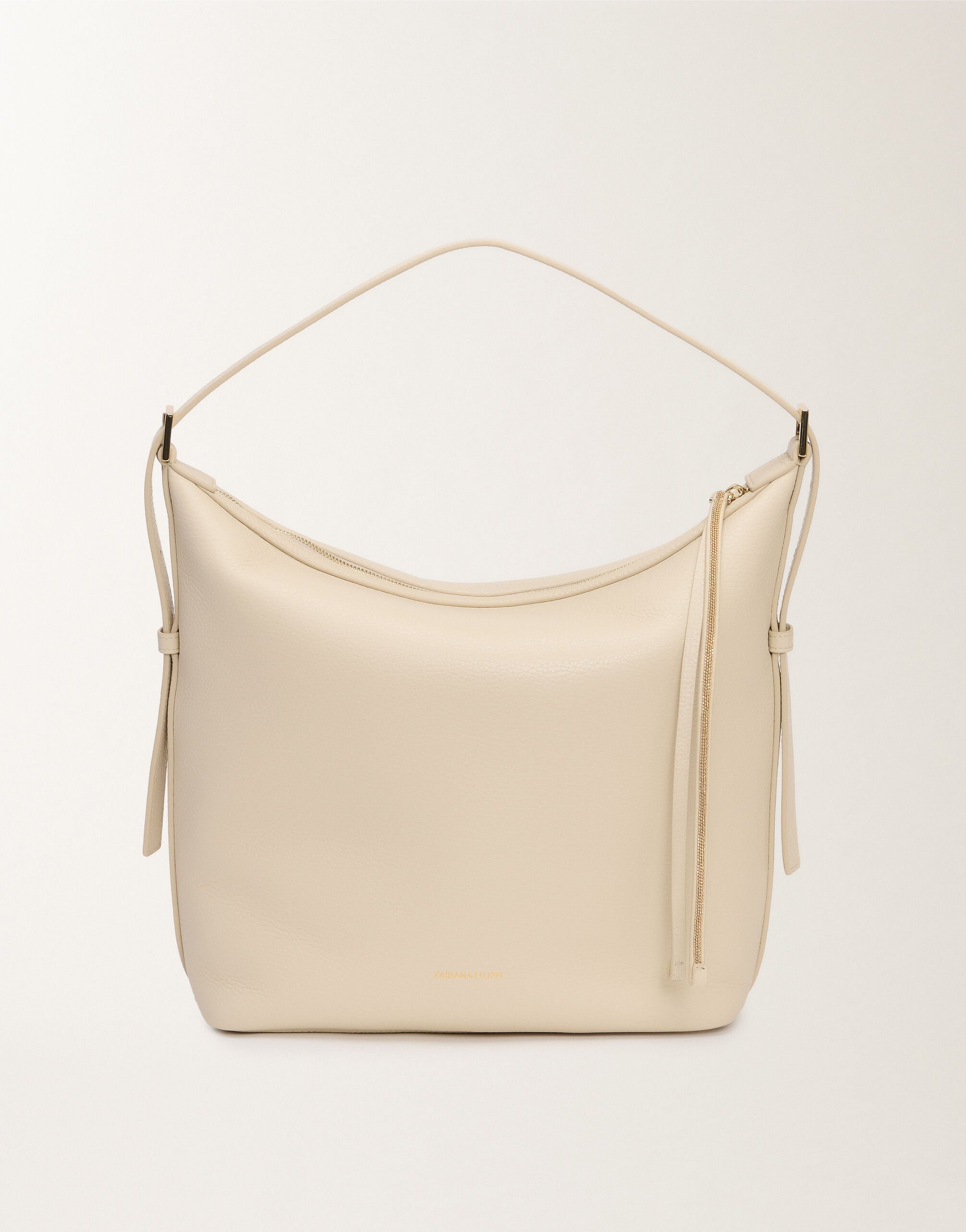 Fabiana Filippi Grained leather bag, vanilla VANILLA BGD275A079L4270000
