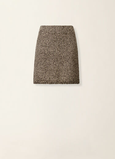 Fabiana Filippi Minijupe en tweed, ébène ébène GND216F325M2570000