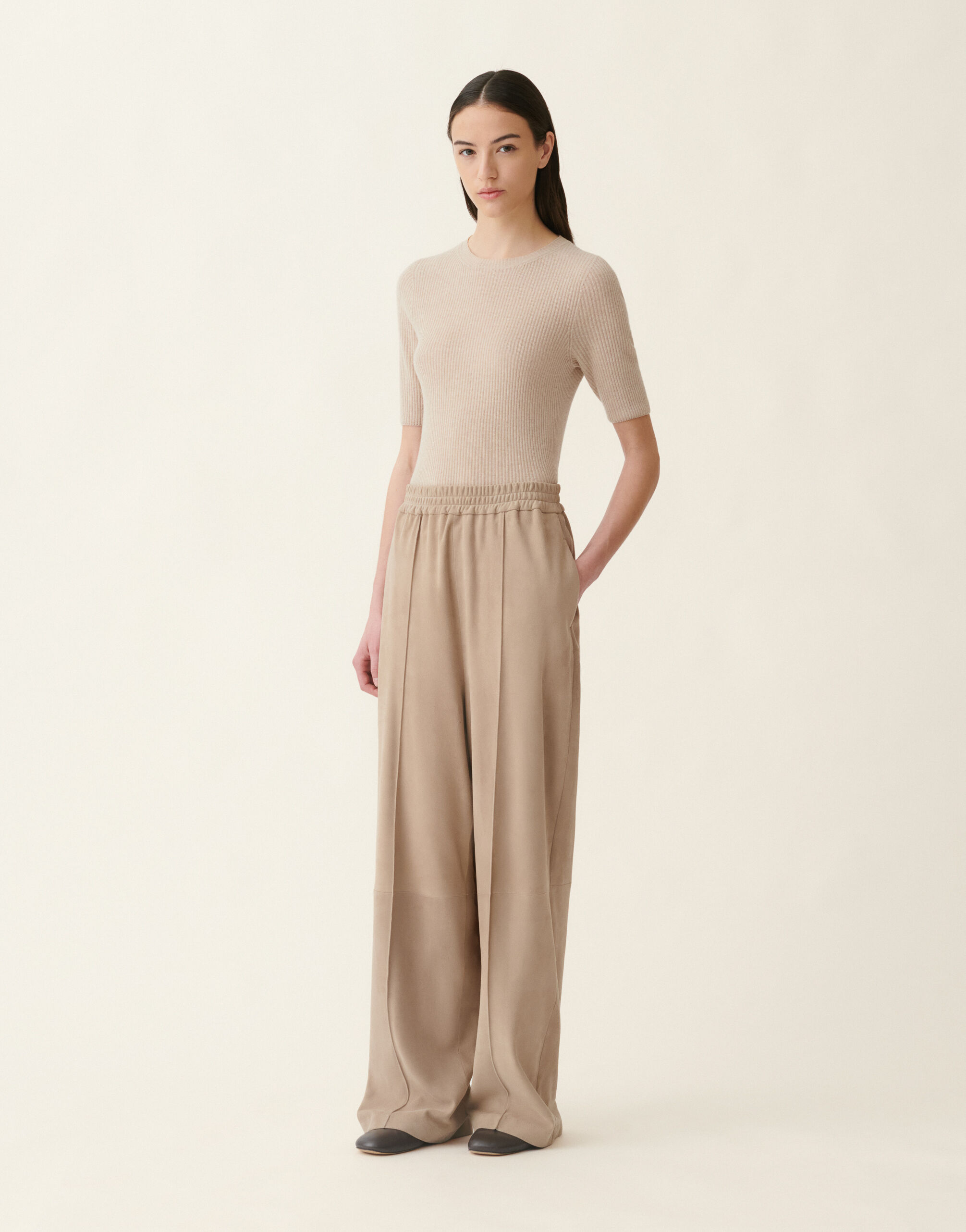 Fabiana Filippi Pantalon en daim, cachà Cachà PLD216F336M3560000