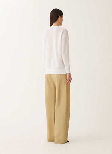 Fabiana Filippi Pullover aus Bio-Baumwolle, optisch weiß WEISS MAD275F546L3340000