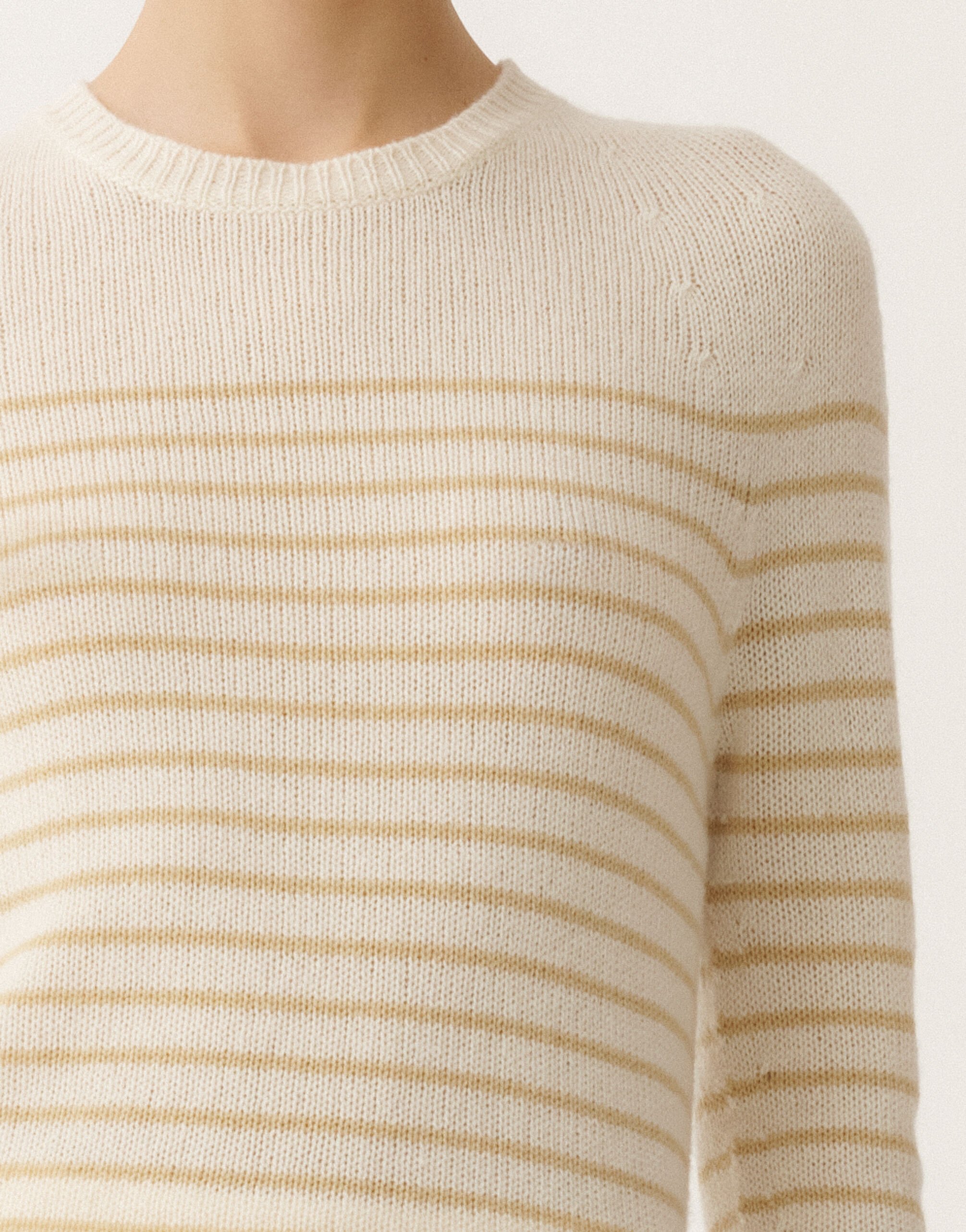 Fabiana Filippi Brushed cashmere pullover, gold YELLOW MAD265F031L2200000