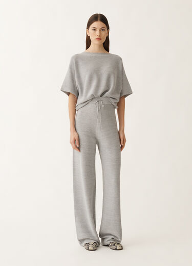 Fabiana Filippi Cotton and lurex sweater, rock grey GREY MAD265F097L2330000