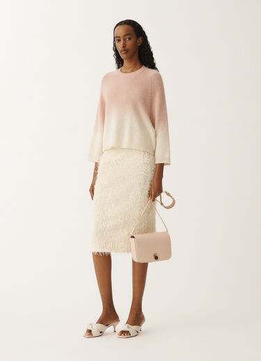 Fabiana Filippi Cape aus nuanciertem Platin, blush ROSA MAD265F102L1600000