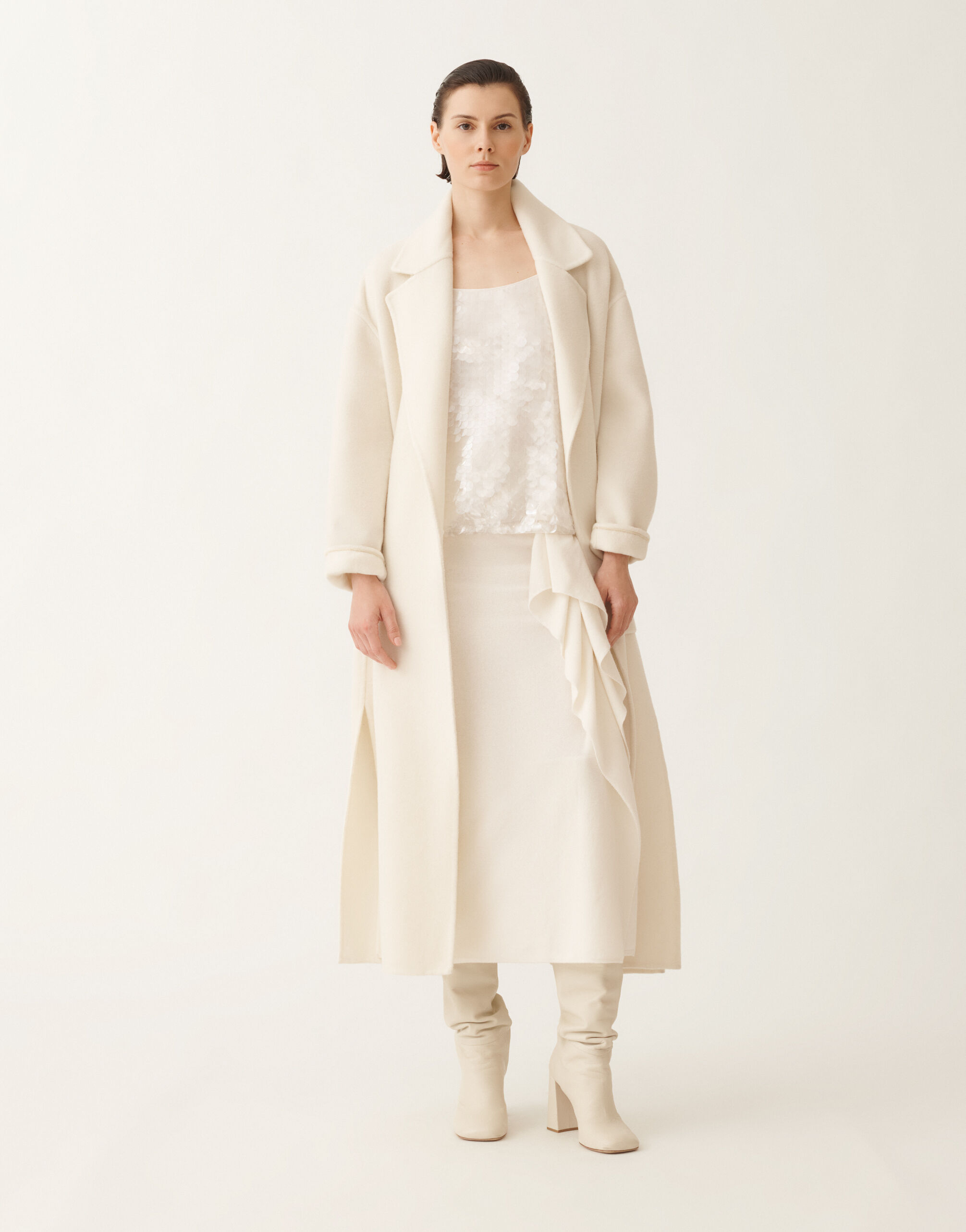 eaphi エフィ SOFT WOOL TAILOR COAT beige Eiffel Coat - Virgin Wool | Aritzia US