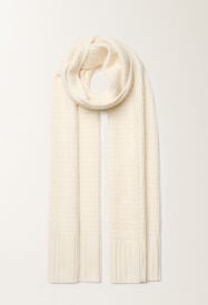 Fabiana Filippi Sciarpa in lana e seta con paillettes, bianco Bianco SAD225A953L6170000