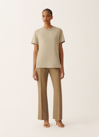 Fabiana Filippi T-shirt in jersey, kaki KAKI JED266F133L7960000