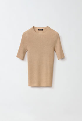 Fabiana Filippi Platinum sweater, camel BROWN MAD224F574L0010000