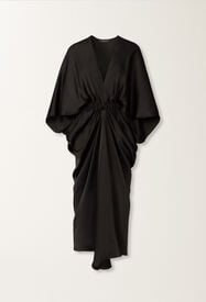 Fabiana Filippi Dress in enver satin, black Black ABD225F625D9020000