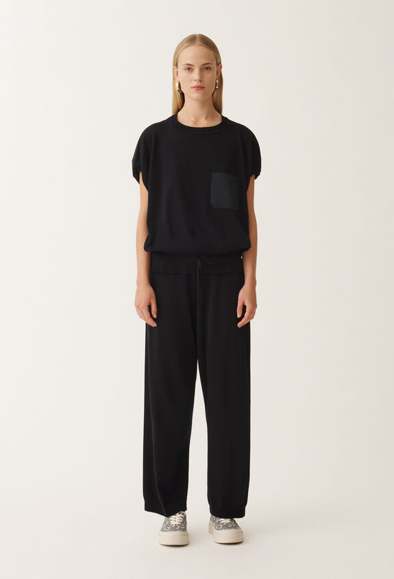 Fabiana Filippi Organic cotton sweater, midnight blue BLUE MAD275F549L3990000