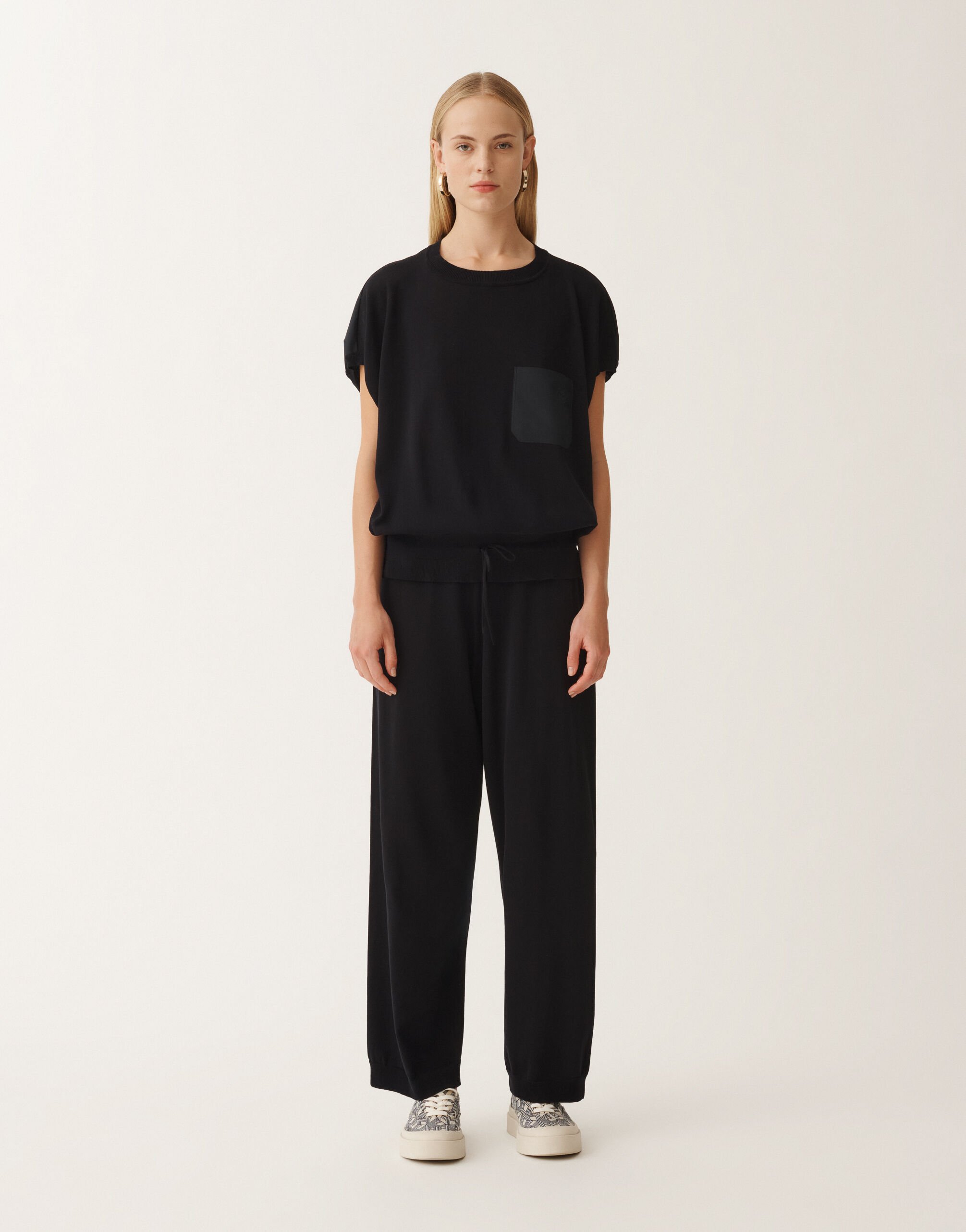 Fabiana Filippi Organic cotton sweater, midnight blue BLUE MAD275F549L3990000