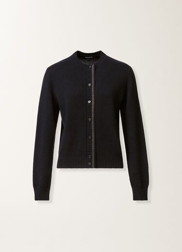 Fabiana Filippi Cardigan in Platinum, blu notte Blu MAD225F057L5170000
