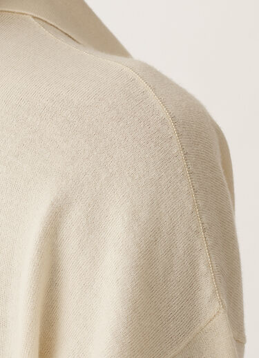 Fabiana Filippi Pullover aus Wolle und Baumwolle, vanillefarben WEISS MAD265F041L1620000