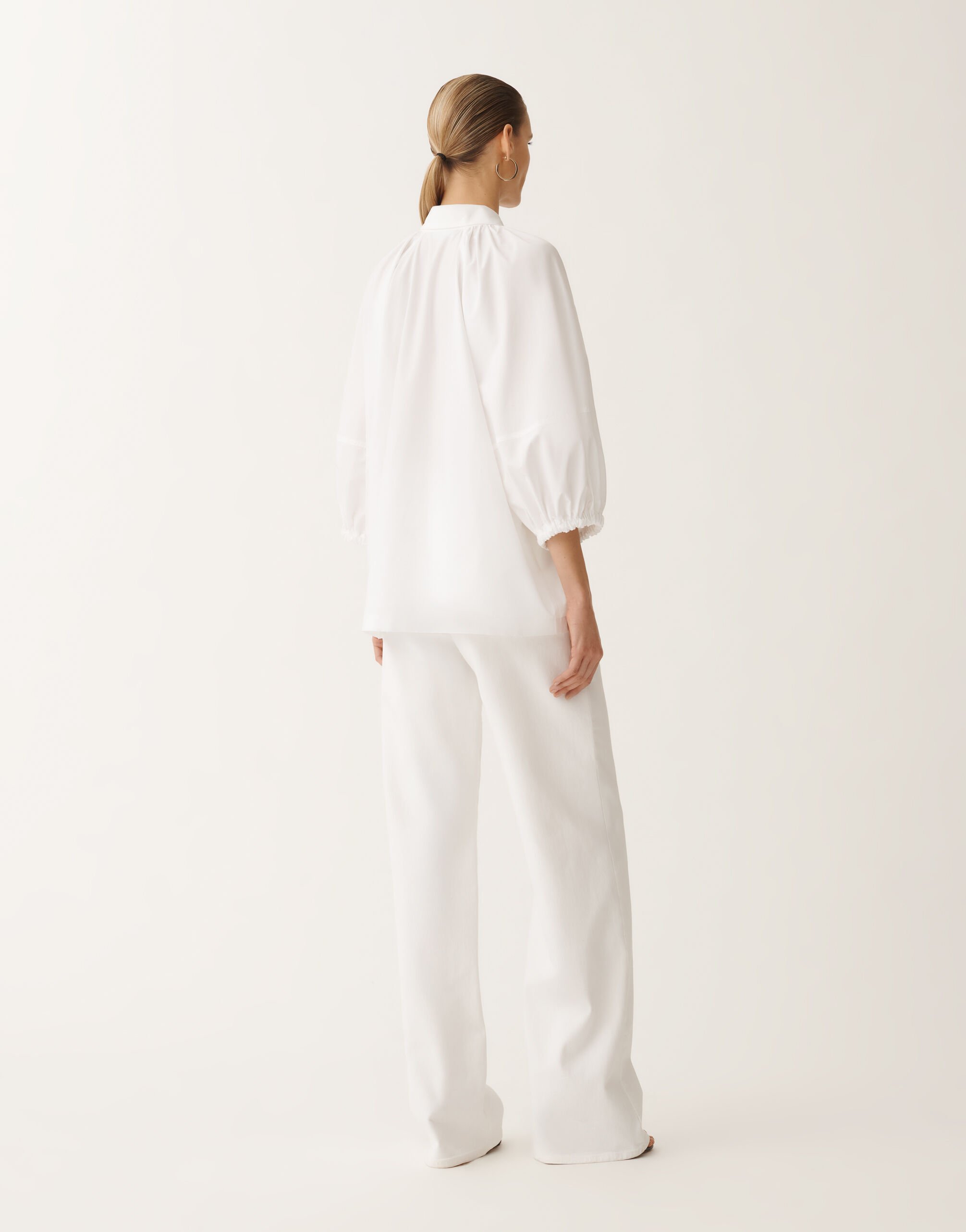 Fabiana Filippi Popelinebluse, optisches Weiß WEISS CAD275F756D6500000