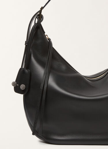 Fabiana Filippi Black nappa hobo bag Black BGD266A803M0040000