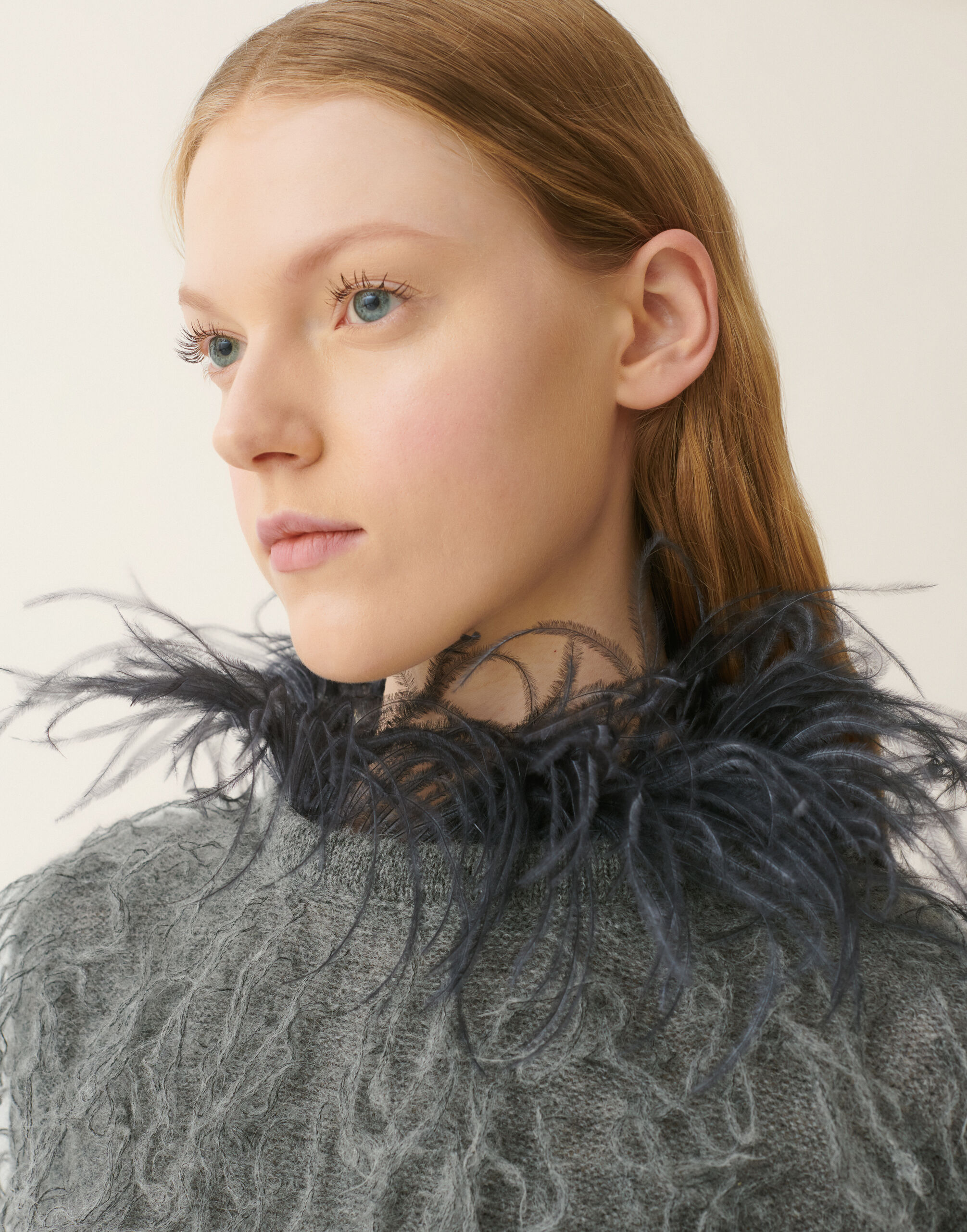 Fabiana Filippi Mohair sweater, charcoal Charcoal MAD226F464M651M439