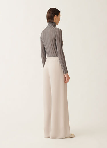 Fabiana Filippi Amelia envers satin trousers, dust GREY PAD215F291D9080000