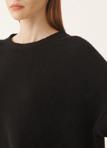 Fabiana Filippi Kaschmir-T-Shirt, schwarz Schwarz MAD225F019N9000000