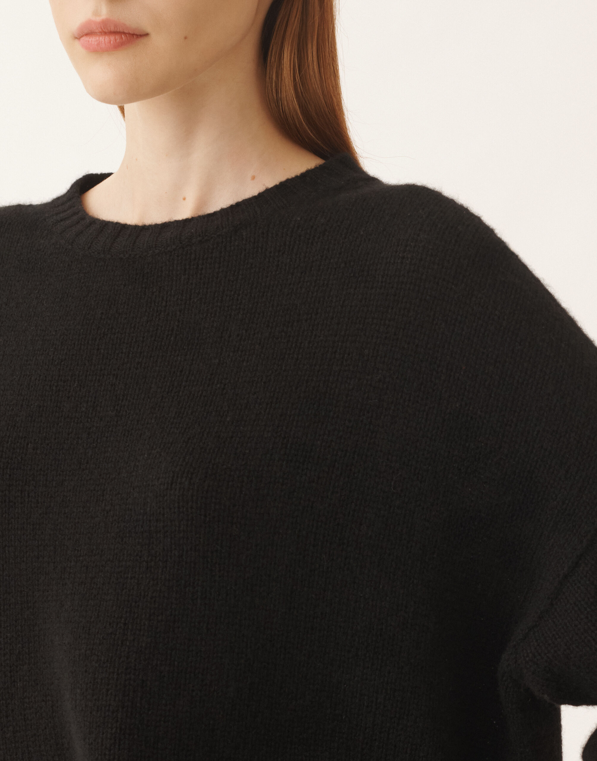 Fabiana Filippi Kaschmir-T-Shirt, schwarz Schwarz MAD225F019N9000000