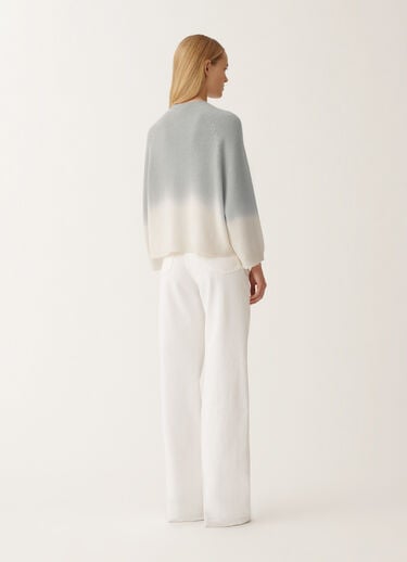Fabiana Filippi Gradient platinum cape, ash GREY MAD265F102L1600000