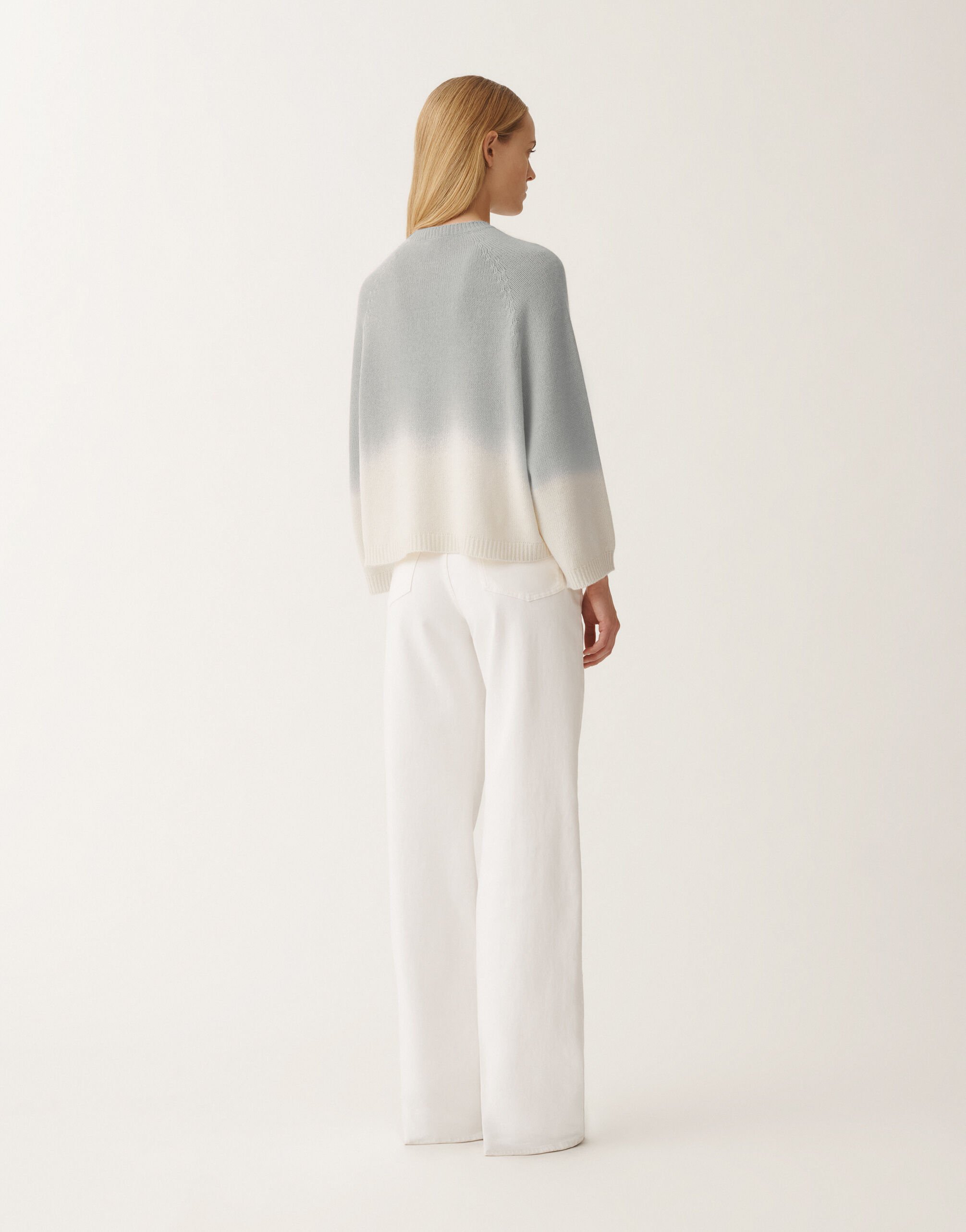 Fabiana Filippi Gradient platinum cape, ash GREY MAD265F102L1600000