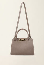 Fabiana Filippi Sac à main moyen en daim, moka meringue Moka meringue BGD216A852M5000000