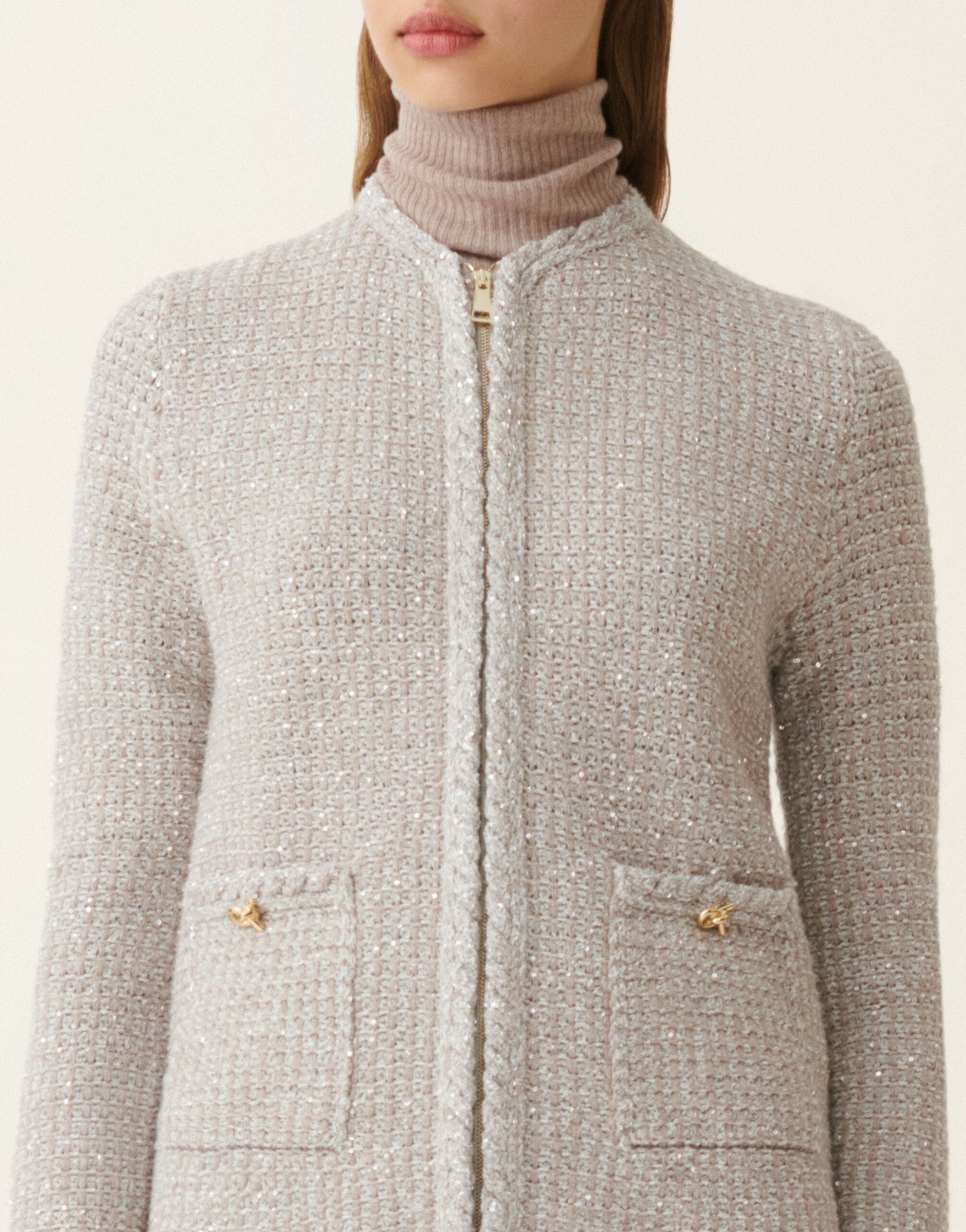Fabiana Filippi Tweedjacke, granit Granit GCD216F165M2570000