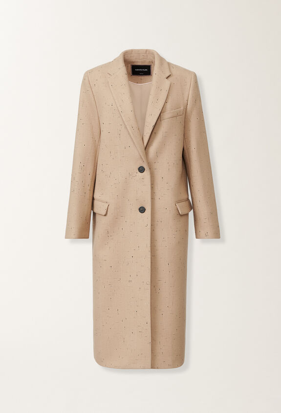 Fabiana Filippi Buttoned coat, maple BEIGE CTD215F234L5990000