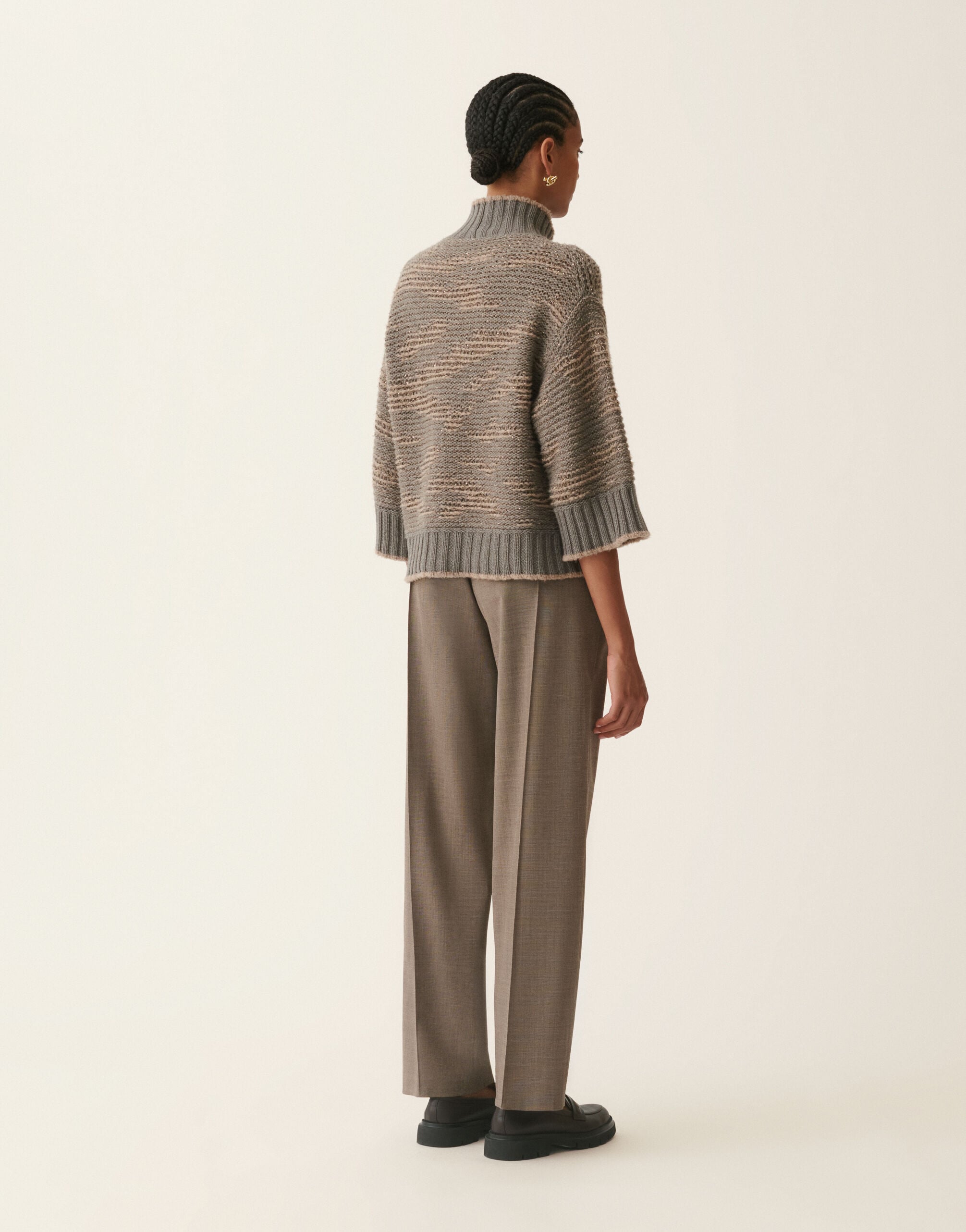 Sequin sweater, falcon Fabiana Filippi Sequin sweater, falcon Falcon MAD226F450M3920000