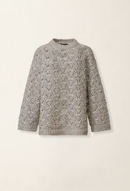 Fabiana Filippi Rollkragenpullover aus gepolstertem Garn, mocha Mocha MAD216F091M3150000